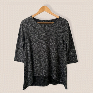 CYRUS Grey Heathered Tunic